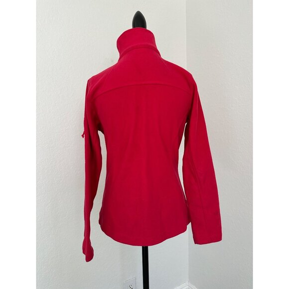 Columbia Women's Hot Pink Full-Zip Fleece Jacket Size Small Long Sleeve - Picture 2 of 5